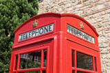 Fototapeta Londyn - Red telephone box