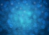 Fototapeta Kosmos - Weihnachtshintergrund blau