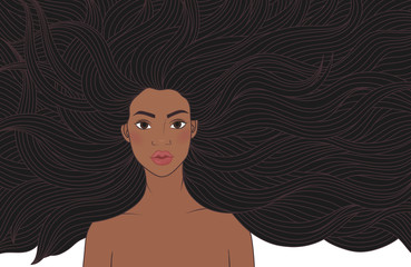 african beauty girl