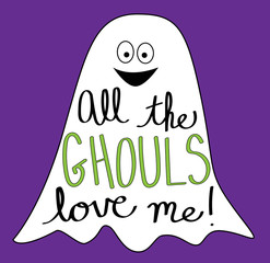 Sticker - All The Ghouls Love Me