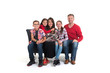 © rontech2000 - Family Sitting On Couch