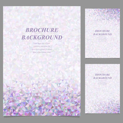 Poster - Modern abstract vector brochure template design