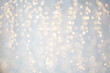 Leinwandbild Motiv blurred christmas holidays lights bokeh