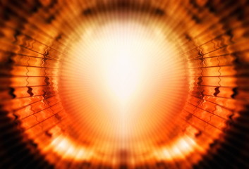 Poster - music notes in sun light and color background. Music concept. Copy space. Vibration effect.