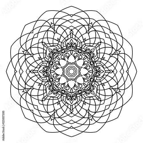 Download Mandala floral, flower oriental mandala, coloring book ...