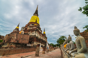 thailand old pagoda historic place