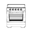 oven stove icon image vector illustration design 