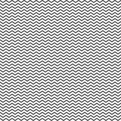 Poster - Zigzag seamless pattern background in black on a white background