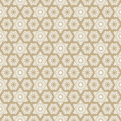 Seamless geometric tiling pattern