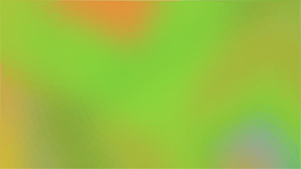 Aufkleber - Green orange triangle circle abstract background