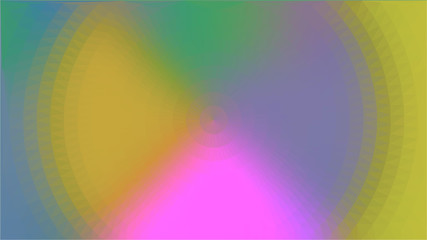 Aufkleber - Pink yellow green triangle circle abstract background