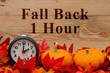 It is time to fall back message