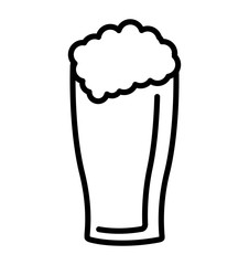 Canvas Print - fresh beer glass isolated icon vector illustration design