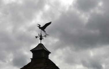 heron weathervane