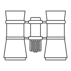 Poster - Binoculars icon. Outline illustration of binoculars vector icon for web