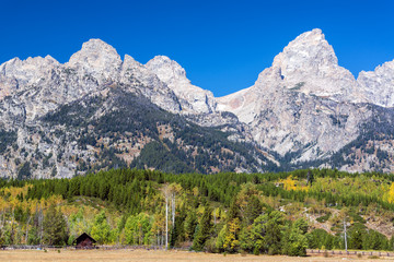 Wall Mural - Teton Range and Foothills