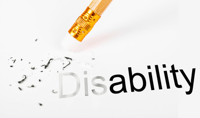 changing the word disability to ability.