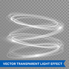 Aufkleber - Vector neon light effect circle spiral