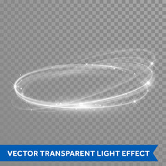 Aufkleber - Vector neon light effect circle spiral