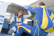 © auremar - Lady practicing for skydiving