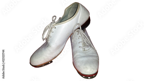 white clogging shoes