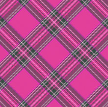 Tartan Plaid Vector Pattern Background With Fabric Texture