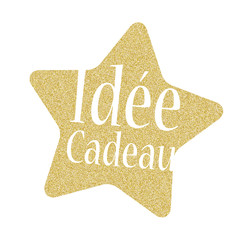 Sticker - Idée cadeau pailleté