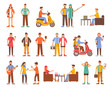 © Macrovector - Hipster People Decorative Icons Set