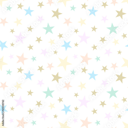 Abstract seamless pattern with stars

