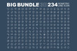 © Andriy Dykun - Big bundle of 3d isometric line icons