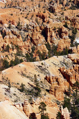 Wall Mural - Elaborately eroded pinnacles and hoodoos