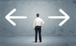© ra2 studio - Confused business person choosing the way