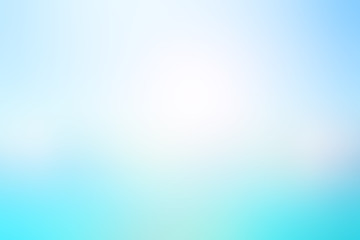 Soft  gradient  blue light  and white  holiday abstract background 