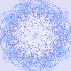 Wall Mural - mandala with sacred geometry symbols and elements. alchemy, religion, philosophy, astrology and spir