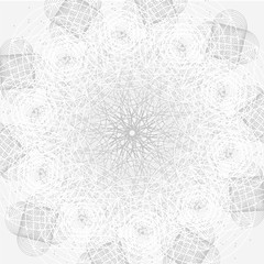 Wall Mural - mandala with sacred geometry symbols and elements. alchemy, religion, philosophy, astrology and spir
