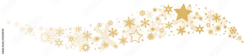 © PixlMakr - Weihnachtliche Dekoration Goldener Sternenschweif Weihnachtliche Dekoration Goldener Sternenschweif