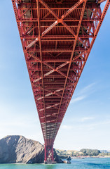 Wall Mural - Golden Gate from Below