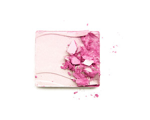 Wall Mural - Scattered delicate pink blush to the face in a box isolate