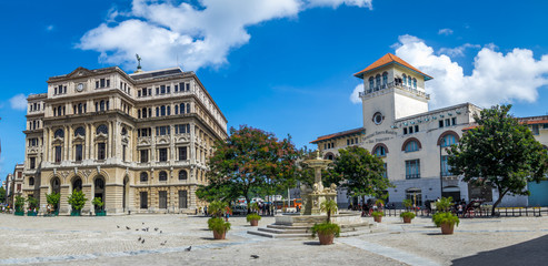 Sticker - Plaza de San Francisco and Terminal Sierra Maestra - Havana, Cuba