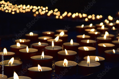 Cuadros en Lienzo burning memorial candles