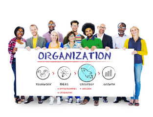 Sticker - Organization Business Plan Growth Strategy Concept