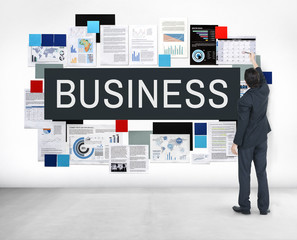 Sticker - Business Commercial Corporate Enterprise Firm Concept