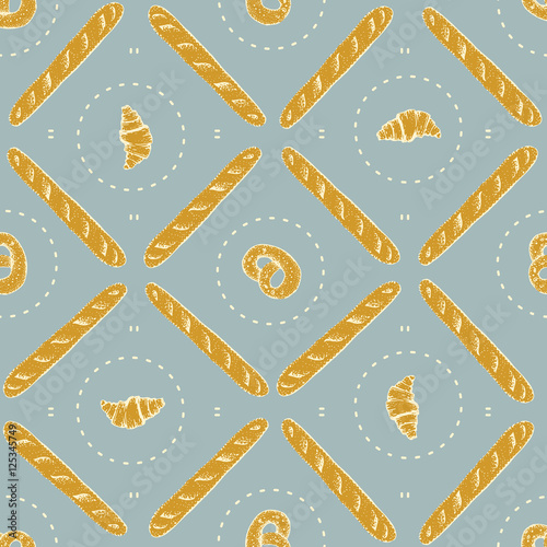 hand drawn bakery seamless vector pattern Stock Vector Adobe Stock Cake with bakery seamless pattern vector 02 free download