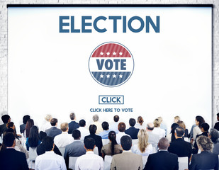 Wall Mural - Election Vote Government Choice Voting Concept