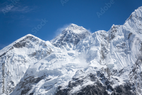 Dekoracja na wymiar  zamkniety-widok-na-everest-z-gorak-shep-w-drodze-do-bazy-pod-everestem-park-narodowy-sagarmatha-nepal