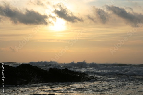 Vászonkép  sea sunset