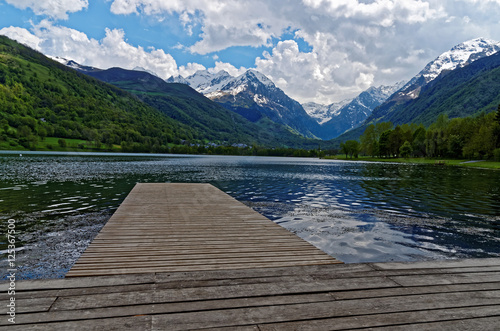 Lac Genos-Loudenvielle Tableau sur Toile