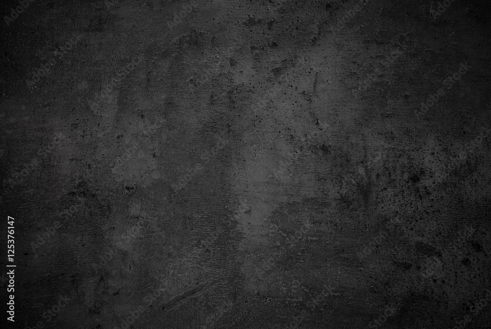 Empty black concrete stone surface texture - obrazy, fototapety, plakaty 