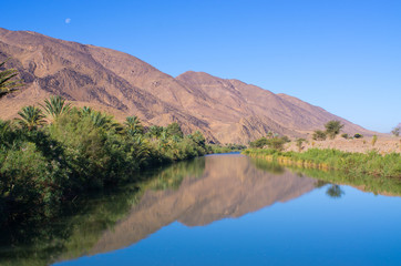 Canvas Print - Draa river in Morocco