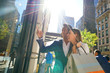 © goodluz - Couple doing shopping in Manhattan, NYC